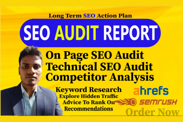 I will provide a website seo audit report, keyword research and competitor analysis