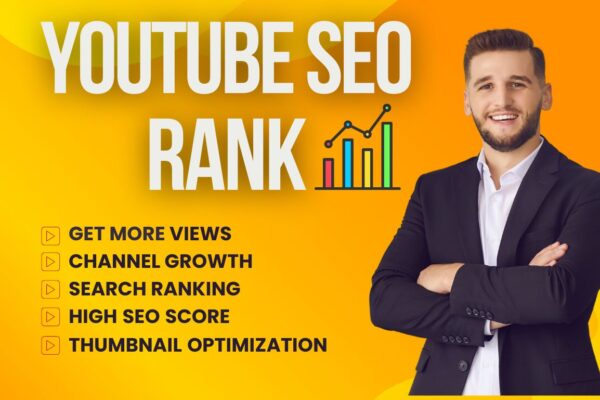 I will optimize your youtube video SEO and top ranking organically.