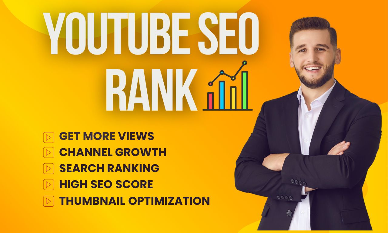 I will optimize your youtube video SEO and top ranking organically.